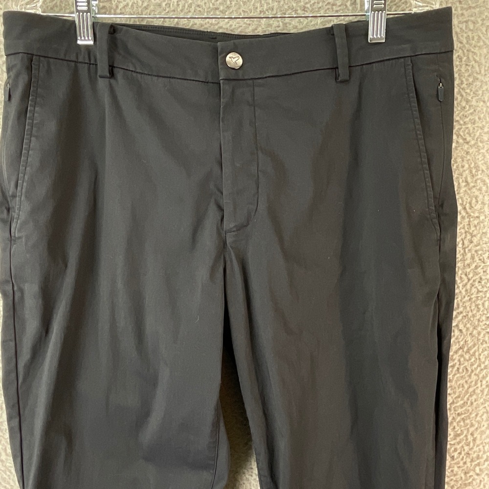 Birddogs Pants Mens 36x36 Dark Gray Performance Stretch Liner Golf Techwear - Picture 2 of 8